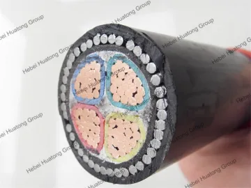 Underground Cable 4*70mm2 Cu/XLPE/Swa/PVC Cable
