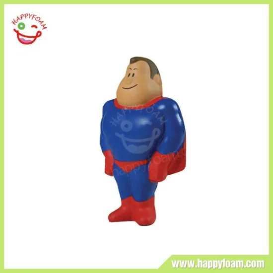 Pu anti stress ball superman shape/man shape different size