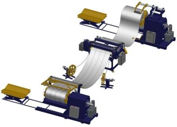 Max6-35t And 9crsi Cold-rolled Metal Slitting Machine And Cut To Length Line