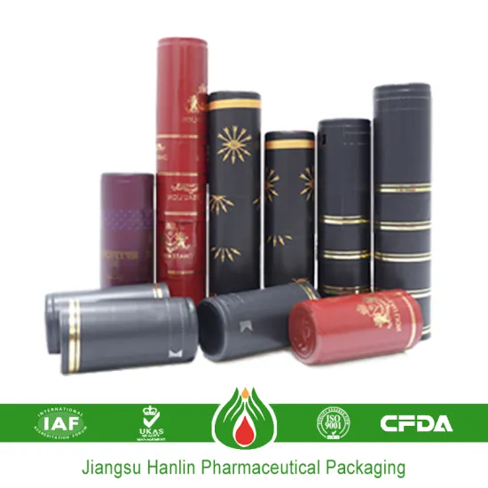 heat shrinkable aluminum foil champagne capsules