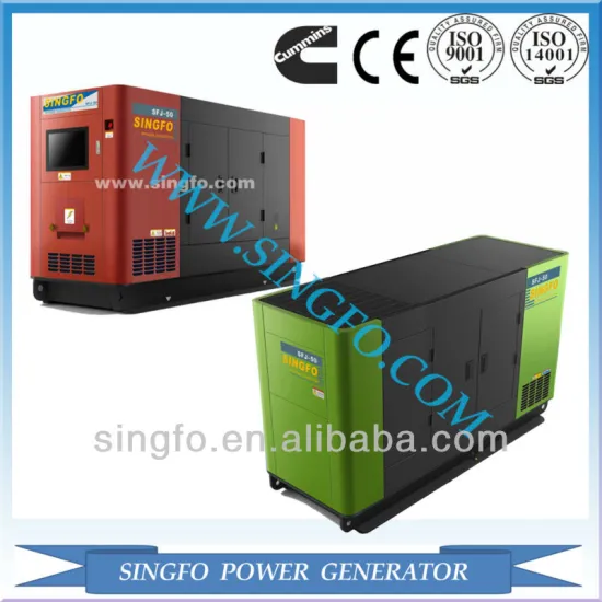 50HZ 3 PHASE SINGFO SILENT TYPE DIESEL GENERATOR FOR SALE