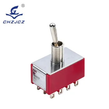 Compact Metal Bushing Toggle Switch