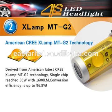 new design with gradual light fading led headlight bulb