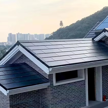 70 V 1500W IP68 geschütztes Haushaltsdach BIPV Monokristalline Silizium -Solarfliesen