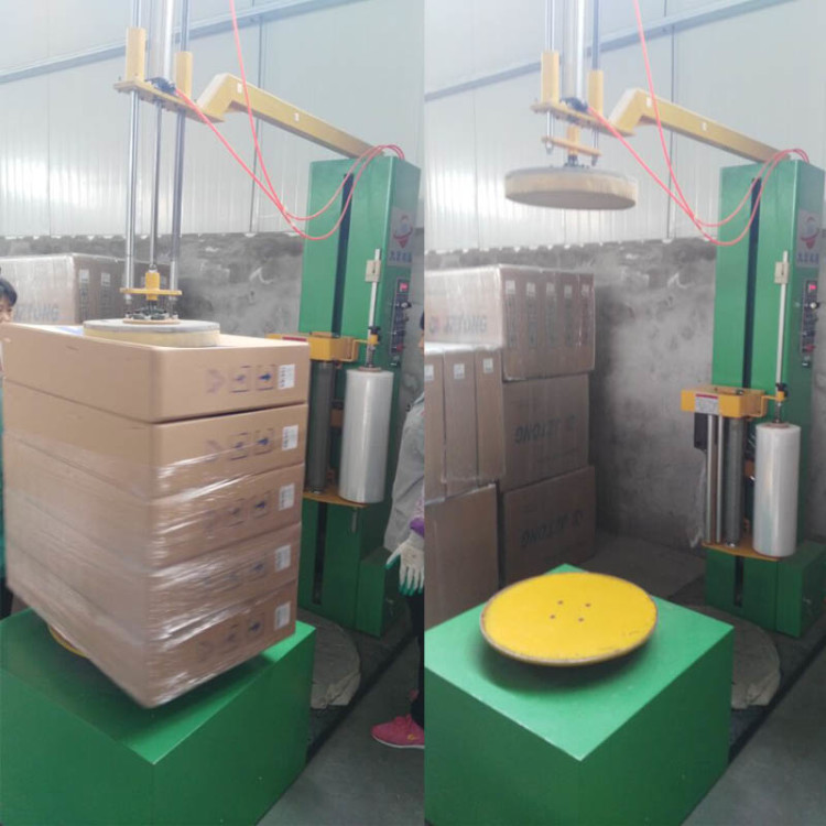 Carton wrapping machine