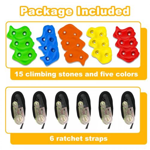 Kids Plastic Climbing Holds Non-slip Climbing Holds for Kids and Adult Supplier