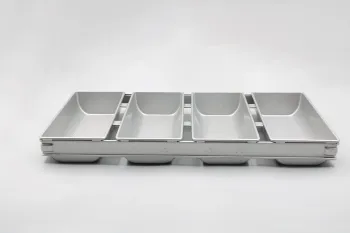 Rk Bakeware China 47125 Aluminized Steel Deli Bread Pan Rye Bread Pan Miche Bread Pan