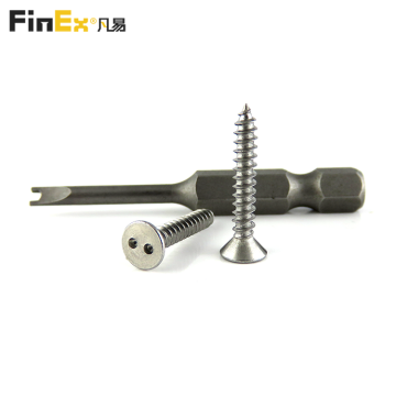 Stainless Steel Self Tapping Security Snake Eye Screw