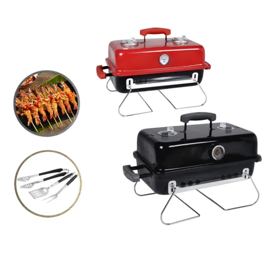 Portable Barbecue Grill Foldable Leg Mini Charcoal Bbq Grill For Camping