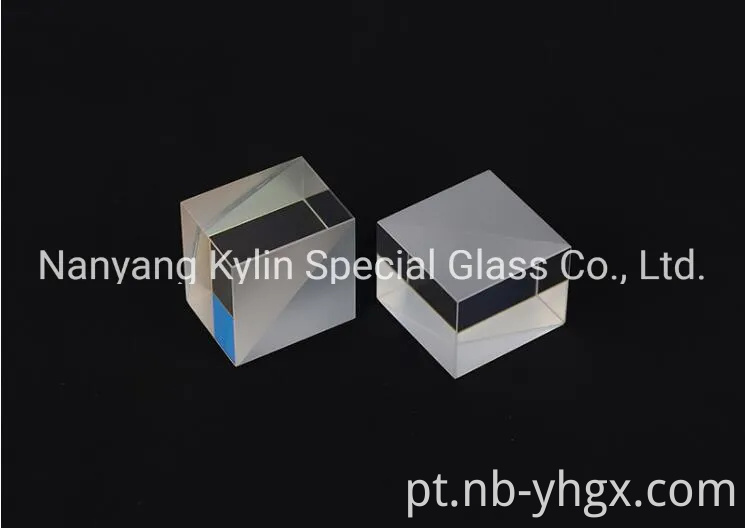 Cubo de polarização Delétrico de vidro fundido de sílica Jgs1 de categoria UV óptica micro Beamsplitter