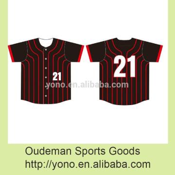 Wholesale custom high quality short sleeves cheap baseball jersey