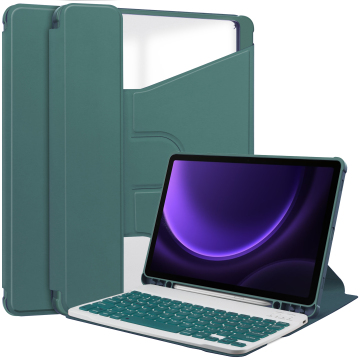 360 Degree Rotating Leather Case with Pen Holder for Wireless Keyboard & Samsung Galaxy TAB S9 FE 11 inch" 

However, to make it more concise and SEO-friendly, you might consider:

"Leather Case with Pen Holder for Wireless KB & Samsung Galaxy TAB S9 FE 1