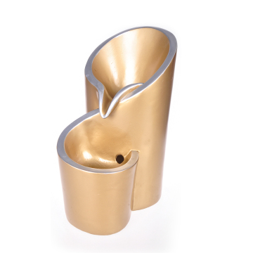 Tischbrunnen Kerze Meltdown Gold
