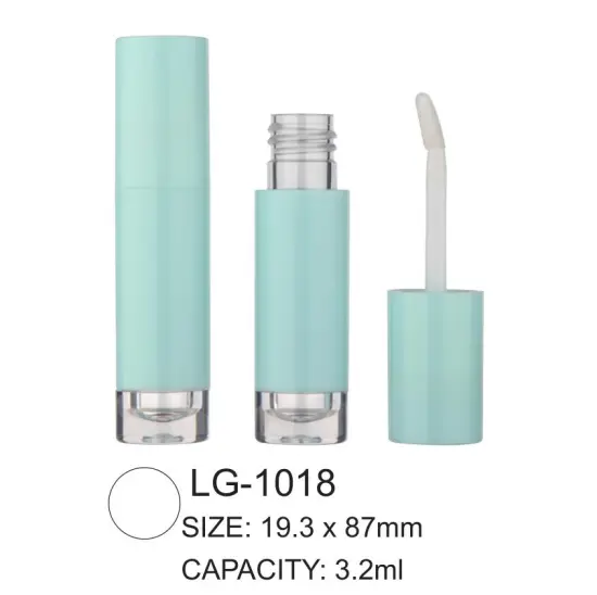 Perfect 3.2ml Round Plastic Empty Lipgloss Tube