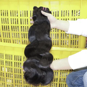Wholesale double drawn body wave Bundle Vendor Virgin Cuticle Aligned Hair Free Sample 12A Siliky Brazilian Hair Bundle