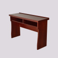 オフィス家具用の赤い木製の会議テーブル