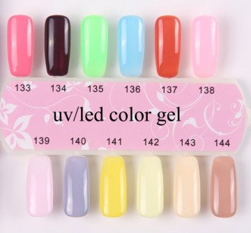 soak off gel nail uv&led pure color gel