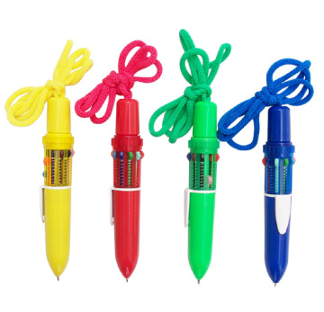 Ten-color pen with string