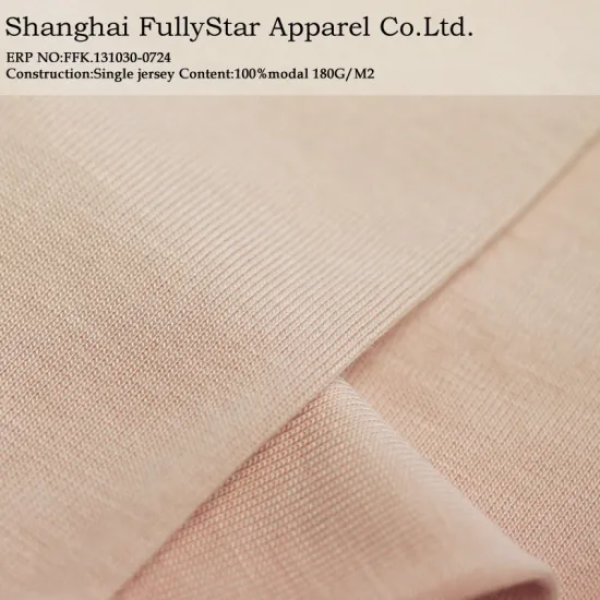 modal single jersey knit fabric