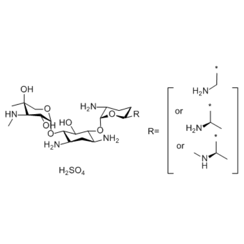 Bactericidal Antibiotic Gentamycin Sulfate CAS 1405-41-0