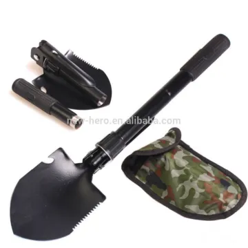 Garden Tool Folding Spade, Serrated Edge