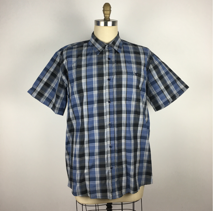 Herren -kariertes Hemd Custom Cotton Shirt