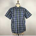 Herren -kariertes Hemd Custom Cotton Shirt