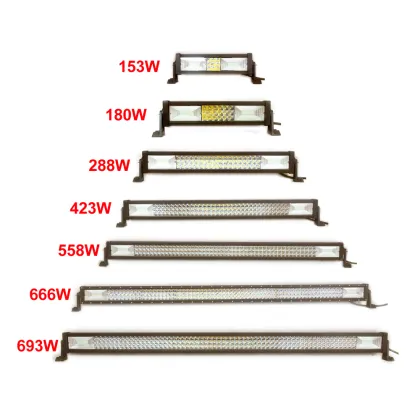 Triple Row Super Bright LED Light Bars - 153W to 693W