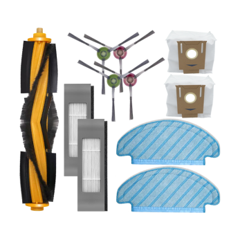 Ecovacs Deebot T8 T9 Robot Vacuum Cleaner Parts: Main Brush, Filter, Mop, and Dust Bag