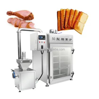 Automatic Sausage Smoking Oven for Smoked Fish, Chicken, Meat, Sausage, Pork, Salami, and Duck