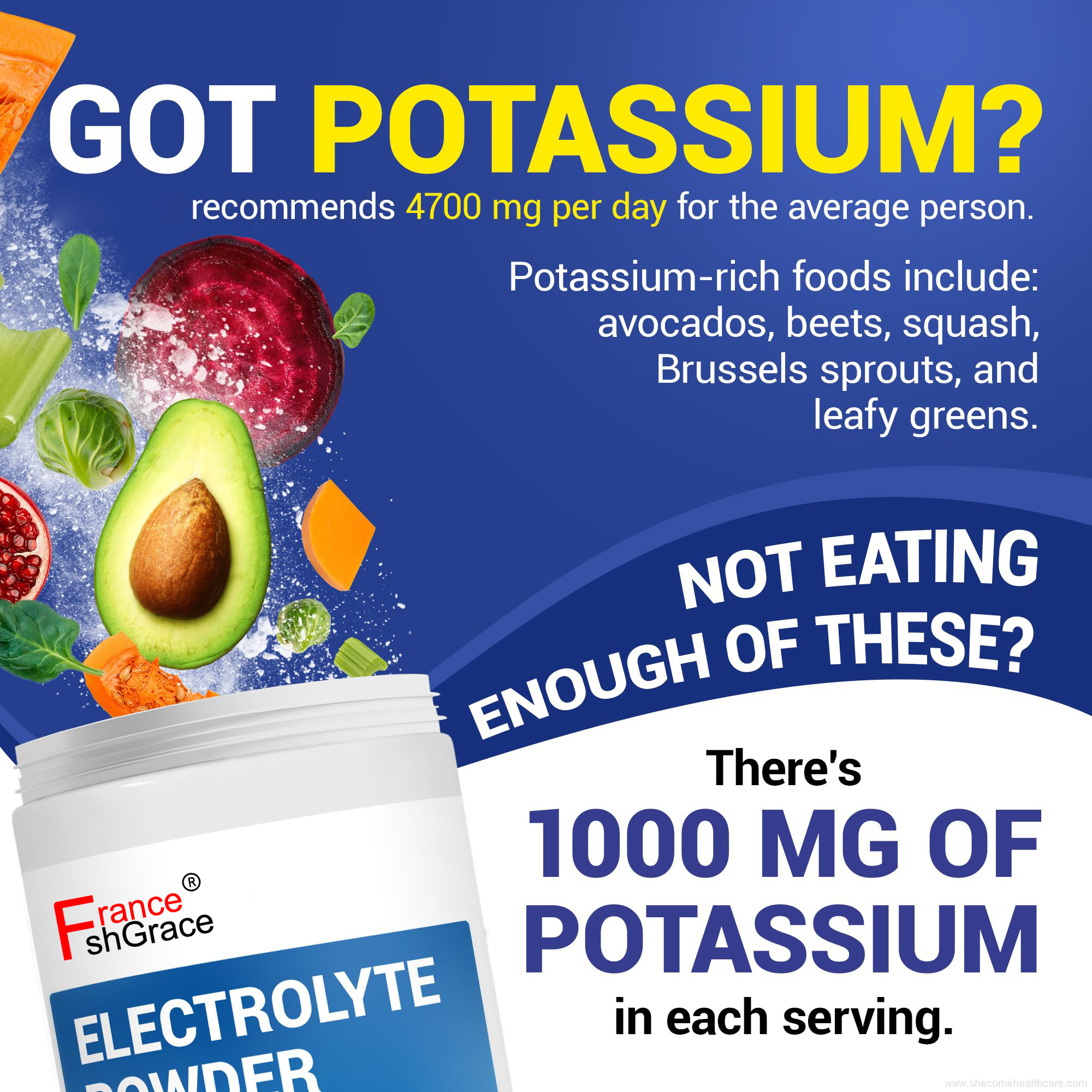 Zero Sugar Hydration Electrolyte Powder Drink Supplement