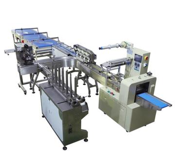 Horizontal Automatic Biscuit Cupcake Food Packaging Machine