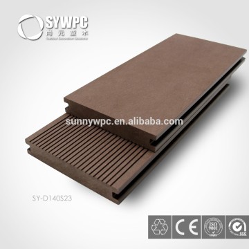 Waterproof WPC Decking PE Composite Decking, 140S23