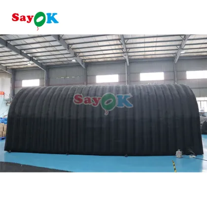Commercial Outdoor Event: Inflatable Sport Tent & Advertising Tunnel Tent Rental