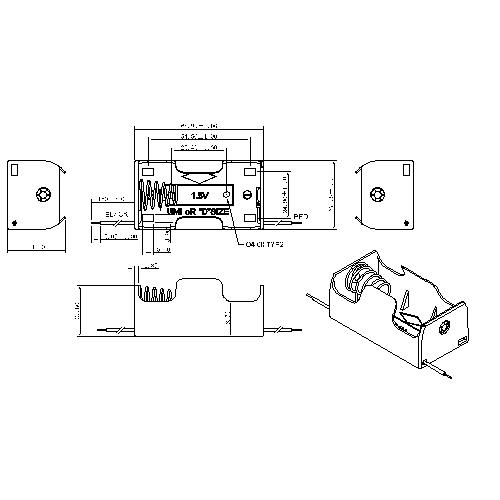 1 * d les porte-batterie de cellules W