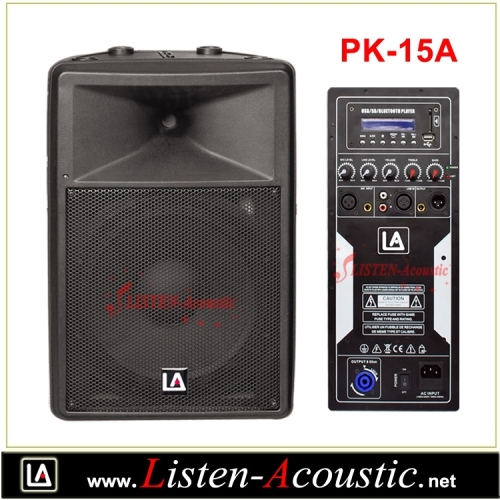 Pro Stage Active Audio Plastic Speaker PK-15A