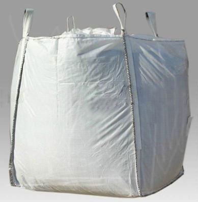 low price 1 ton sand bag (cubic) with discharge bottom, pp bulk bag, big bag