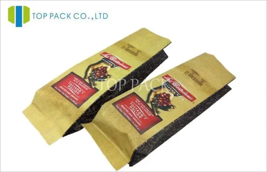 Matte Printed Coffee Packaging Bags , 1 Lb Coffee Bags Customized