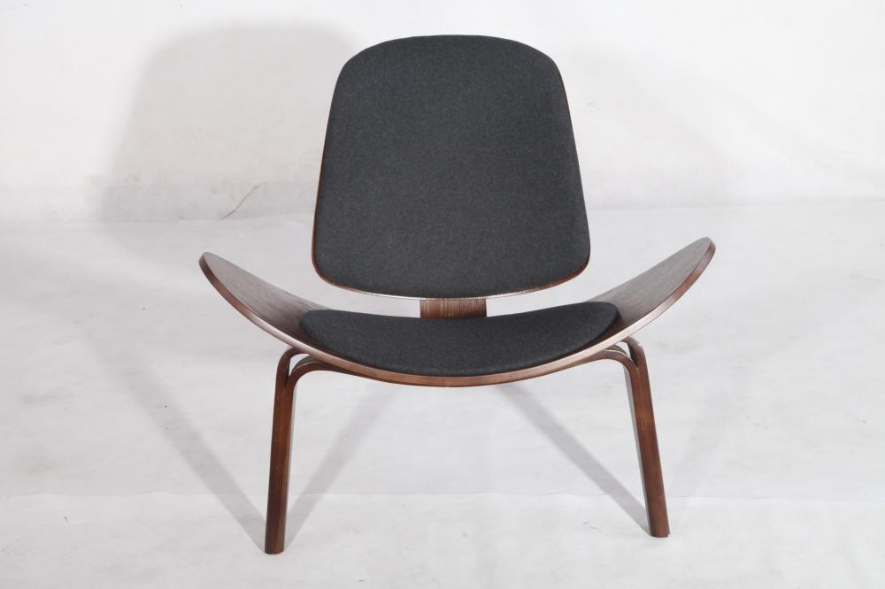 CH07 Plywood Hans Wegner Shell كرسي نسخة طبق الأصل