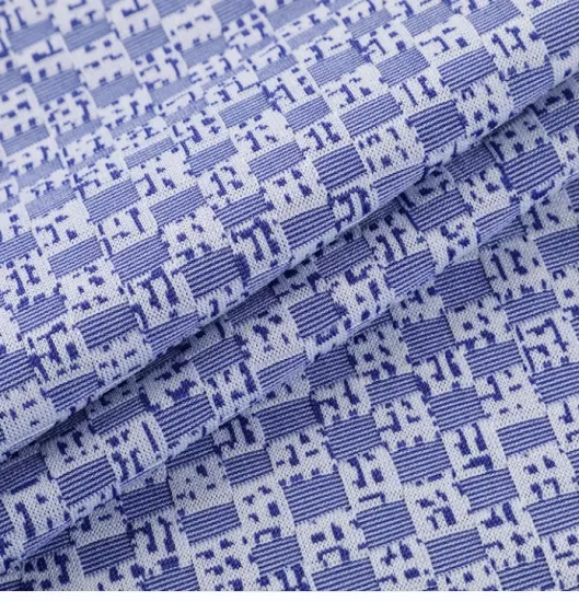 POLY RAYON SPAN YARN DYED JACQUARD