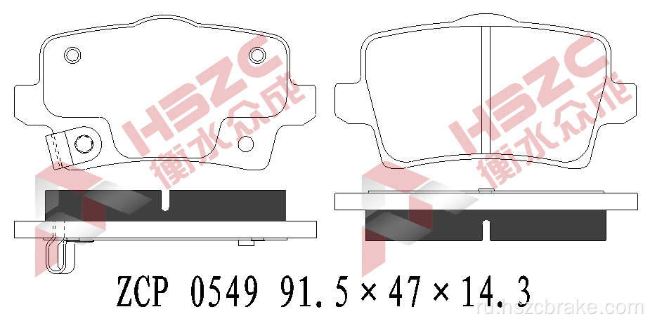 FMSI D2111 Керамическая тормозная прокладка для Mazda