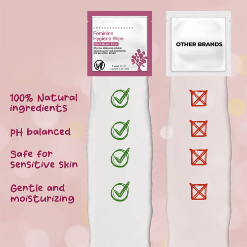 Khăn lau ướt vệ sinh thân mật dành cho phụ nữ một mảnh tùy chỉnh