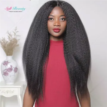 RTS Transparent Lace For Black Women 100% Kinky Straight Short and Long Lace Closure Human Hair Wigs with Baby Hair