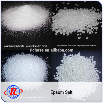 Hot Sell Epsom Salts Fertilizer Bitter Salt 99% Magnesium Sulphate Heptahydrate
