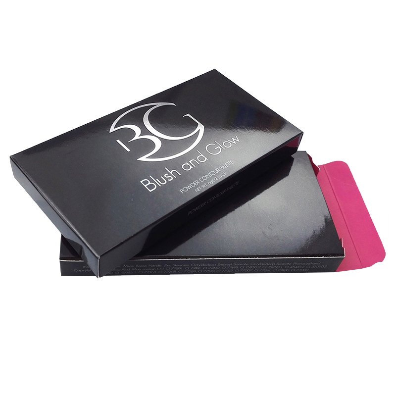 Black display cosmetic packaging box