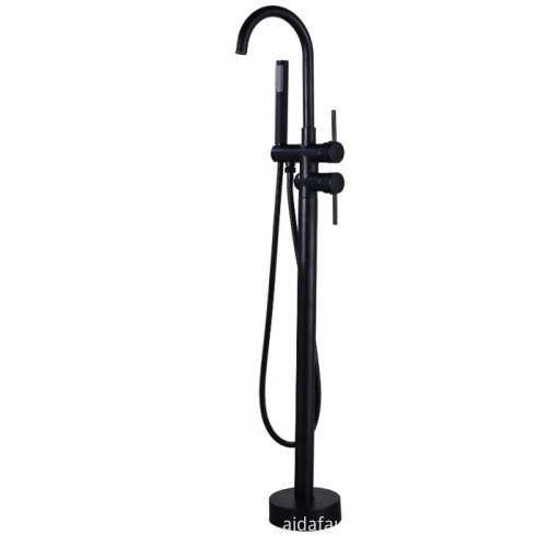 Black Freestanding Bathtub Faucet