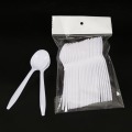 High Quality White Plastic Cutlery Fork Spoon