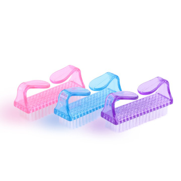 Outil de manucure professionnelle: grande brosse à poussière à ongles avec poignée ergonomique pour les ongles et nettoyage