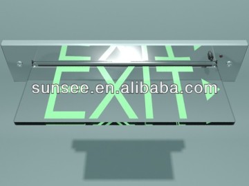 acrylic printable emergency exit signs, acrylic sign for 110v/220v, LEDSIGN-0045