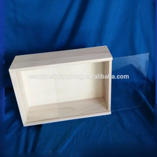 2018 Unfinished Wooden Tea Storage Packaging Box